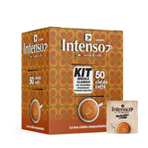50 Intenso coffee pods with accessories - Arabica blend