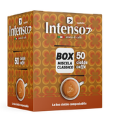 50 Cialde Caffè Intenso - Miscela Classica, Aromatica e Corposa