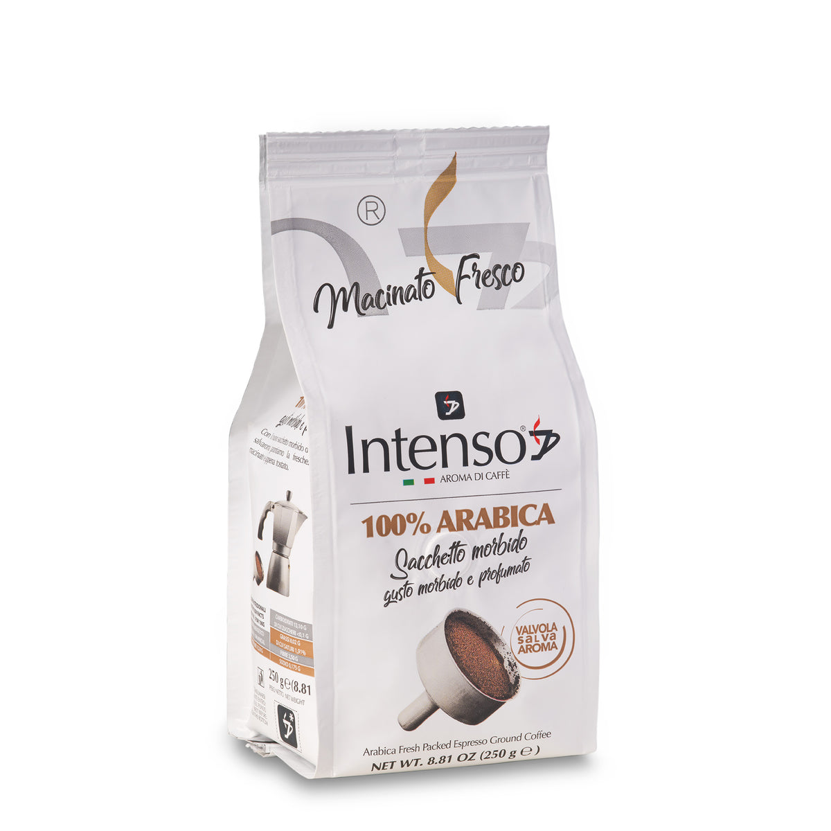 10 bags x 250gr Intenso coffee - Arabica blend