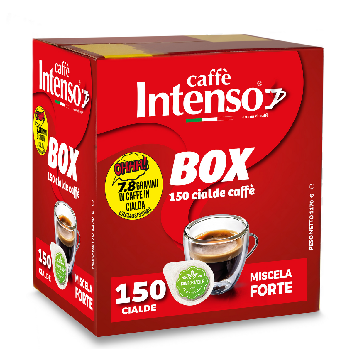 150 Intenso coffee pods - Strong Blend
