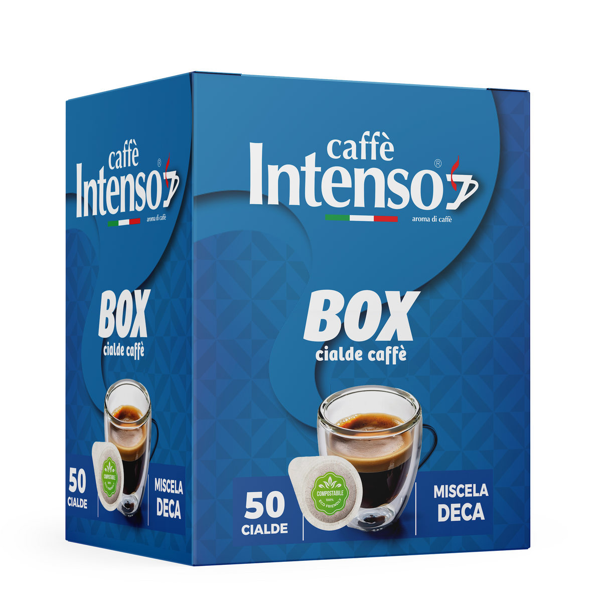 50 Cialde Caffè Intenso Decaffeinato – Gusto Ricco e Corposo senza caffeina