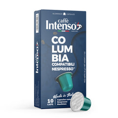 200 Intenso coffee capsules - Nespresso compatible Aluminum - Columbia blend