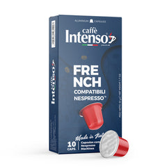 200 Intenso coffee capsules - Nespresso compatible Aluminum - French roast blend