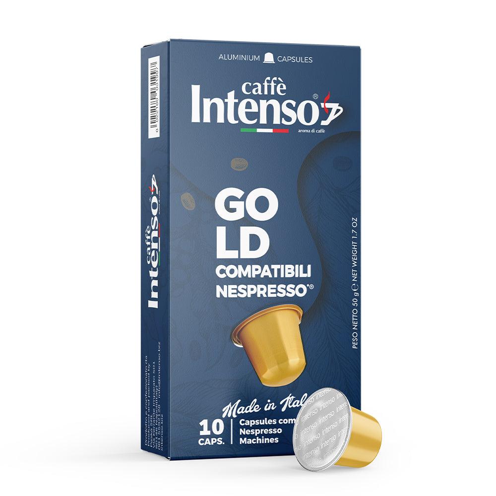 200 Intenso coffee capsules - Nespresso compatible Aluminum - Light roast blend
