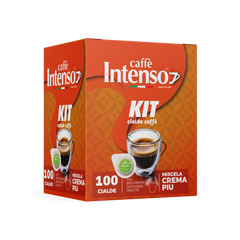 100 Cialde Caffè Crema Più con  Accessori